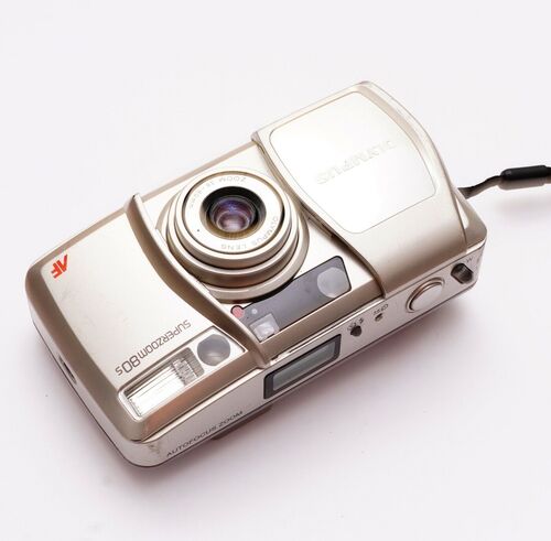 Olympus Super Zoom 80S- point and shoot 35mm compact camera-lomography